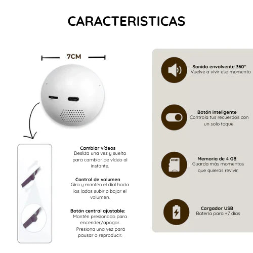 Bola de Navidad Mágica™ — Guarda tus recuerdos dentro del árbol