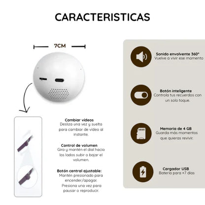 Bola de Navidad Mágica™ — Guarda tus recuerdos dentro del árbol